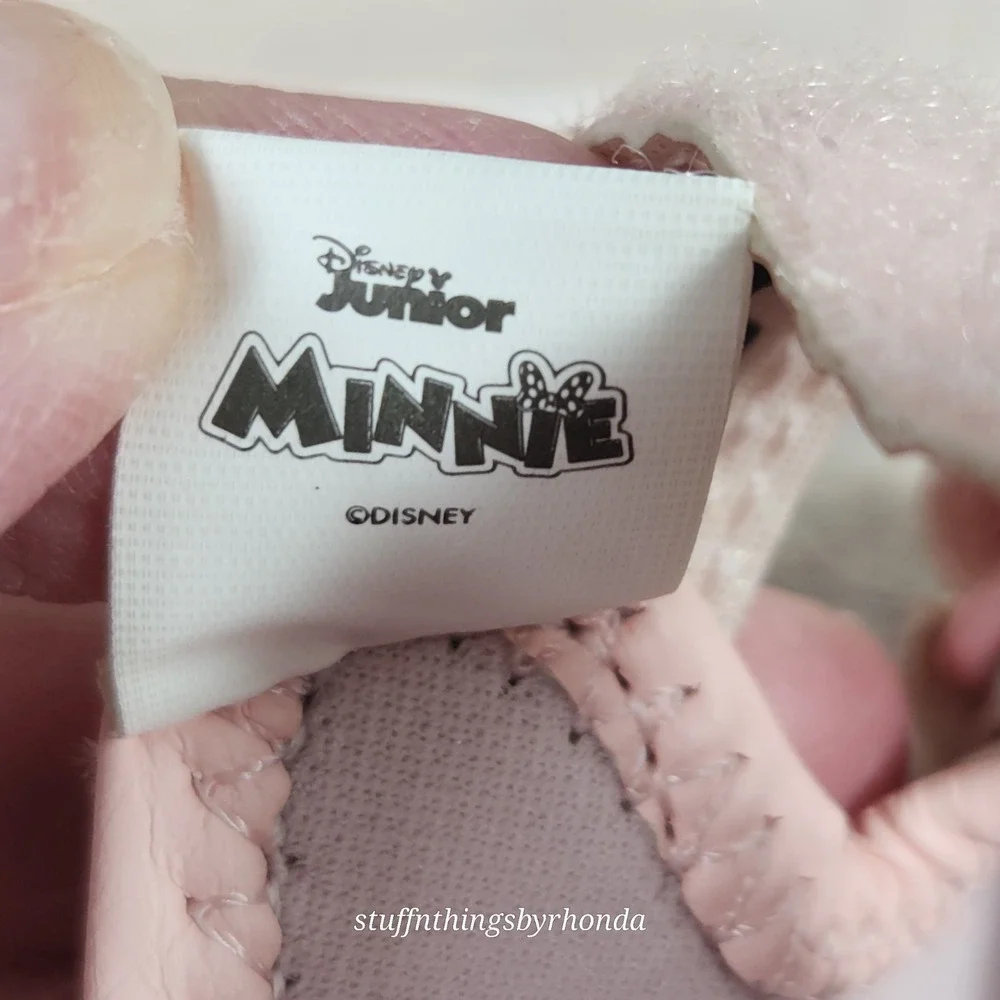 Disney Junior Minnie & Mickey Mouse Pink Sandals Toddler Size 2 Kids Shoes